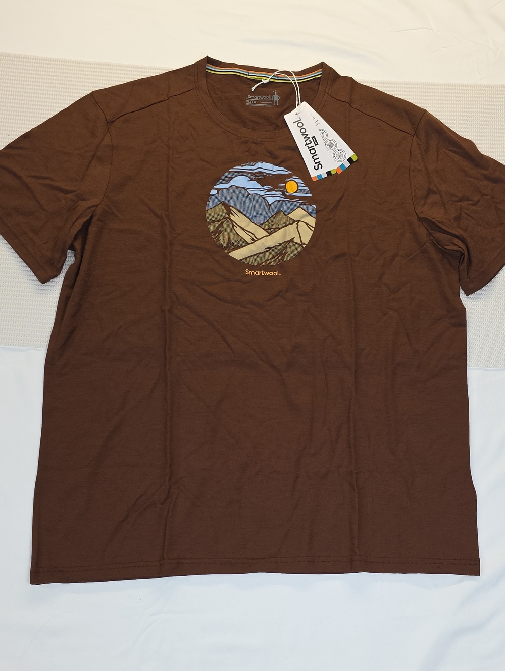 Smartwool Brown Short-Sleeve Mountain Graphic Tee XL